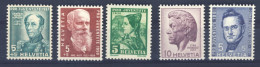 1935/61-Svizzera (MNH=**) 5 Valori - Sonstige & Ohne Zuordnung