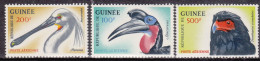 1962-Guinea (MNH=**) Posta Aerea S.3v."Uccelli"catalogo Yvert Euro 18,25 - Guinee (1958-...)