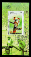 1998-Indonesia (MNH=**) Foglietto Scimmia Nasica - Indonesië