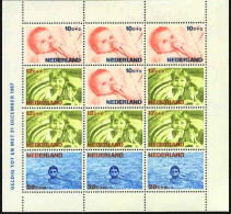 1966-Olanda (MNH=**) Foglietto 12v."Bimbi Nelle Varie Eta'" - Neufs