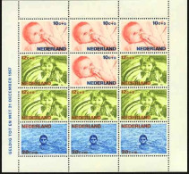 1966-Olanda (MNH=**) Foglietto 12v."Bimbi Nelle Varie Eta'" - Unused Stamps