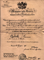 1900-MINISTERO Della GUERRA Decreto Di Promozione Rilasciato Il 24.6 - Decrees & Laws