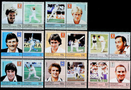 1984-Union Island St.Vincent (MNH=**) S.16v."Cricket" - St.Vincent (1979-...)