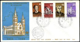 1966-Suriname S.4v."anniversario Missione Redentoristi"su Fdc Illustrata - Suriname