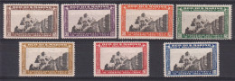 1935-San Marino (MNH=**) S.6 Val. Fondazione Fasci - Unused Stamps
