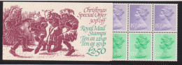 1982-Gran Bretagna (MNH=**) Libretto Natale 10 X15,1/2p + Francobolli 10 X 12,1/ - Cuadernillos