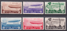 1933-Cirenaica (MNH=**) S.6 Valori Zeppelin - Cirenaica