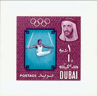 1964-Dubai (MNH=**) Foglietto 1r."Olimpiadi Di Tokyo" - Dubai