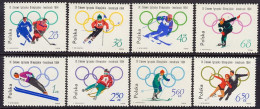 1964-Polonia (MNH=**) S.8v." Olimpiadi Invernali Di Innsbruck" - Other & Unclassified
