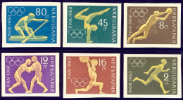 1960-Bulgaria (MNH=**) S.6v. Non Dentellati " Olimpiadi Di Roma" - Other & Unclassified