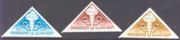 1964-Sharjah (MNH=**) S.3v.soprastampati " Olimpiadi Di Tokyo" - Sharjah