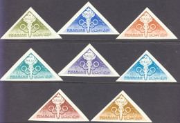 1964-Sharjah (MNH=**) S.8v.non Dentellati " Olimpiadi Di Tokyo" - Sharjah