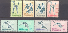 1964-Rwanda (MNH=**) S.8v." Olimpiadi Di Tokyo" - Altri & Non Classificati