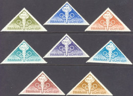 1964-Sharjah (MNH=**) S.8v." Olimpiadi Di Tokyo" - Schardscha