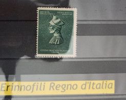 1941-Erinnofilo Centro Didattico Firenze Riforma Della Scuola - Vignetten (Erinnophilie)