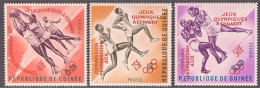 1964-Guinea (MNH=**) S.3v."commissione Preparatoria Per I Giochi Olimpici A Cona - Guinea (1958-...)