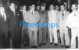 229169 ARGENTINA TUCUMAN GOBERNADOR FERNANDO RIERA 1951 ALMIRANTE GARCIA & MINISTRO MARINA 18.5 X 11.5 PHOTO NO POSTCARD - Argentinien