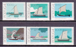 1981-Portogallo (MNH=**) S.6v."Imbarcazioni Fluviali Portoghesi" - Autres & Non Classés