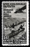 1934-Emissioni Generali (MNH=**) PA. L.25 Onoranze Duca Degli Abruzzi - General Issues