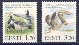 1995-Estonia (MNH=**) Serie 2 Valori Oche - Estonia