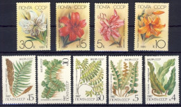 1987/9-Russia (MNH=**) 2 Serie 9 Valori Flora - Andere & Zonder Classificatie