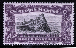 1918-San Marino (MNH=**) L.2 Celebrazione Vittoria - Ongebruikt