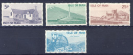 1974-Isola Di Man (MNH=**) Servizio Serie 4 Valori, Revenue Issue - Man (Ile De)