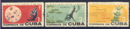 1962-Cuba (MNH=**) Serie 3 Valori Lotta Alla Malaria - Otros & Sin Clasificación