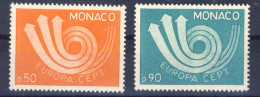 1973-Monaco (MNH=**) Serie 2 Valori Europa - Altri & Non Classificati