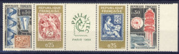 1964-Francia (MNH=**) Serie 4 Valori Philatec - Ongebruikt
