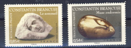 2006-Francia (MNH=**) Serie 2 Valori Sculture Di Costantino Brancusi - Unused Stamps