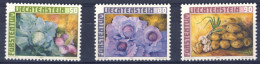 1986-Liechtenstein (MNH=**) Serie 3 Valori Frutti Dei Campi - Neufs