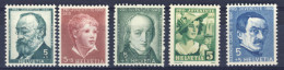 1935/60-Svizzera (MNH=**) 5 Valori - Other & Unclassified