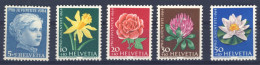 1964-Svizzera (MNH=**) Serie 4 Valori Flora Pro Juventute - Sonstige & Ohne Zuordnung