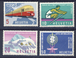 1962-Svizzera (MNH=**) Serie 4 Valori Propaganda - Andere & Zonder Classificatie