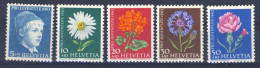 1963-Svizzera (MNH=**) Serie 4 Valori Flora Pro Juventute - Sonstige & Ohne Zuordnung