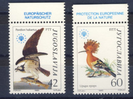 1985-Jugoslavia (MNH=**) Serie 2 Valori Uccelli - Autres & Non Classés