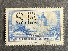 FRANCE S N° 311 1937 S.B 21 Indice 3 Perforé Perforés Perfins Perfin !! Superbe ! - Other & Unclassified