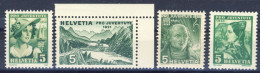 1931/6-Svizzera (MNH=**) 4 Valori Pro Juventute - Autres & Non Classés