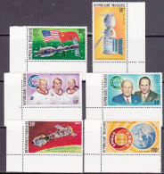 1975-Togo (MNH=**) S.6v."Spazio Apollo Soyouz" - Togo (1960-...)