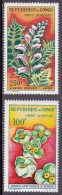 1963-Congo (MNH=**) Posta Aerea S.2v."Fiori"catalogo Euro 10 - Andere & Zonder Classificatie