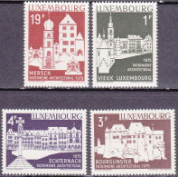 1975-Lussemburgo (MNH=**) S.4v."Architettura" - Other & Unclassified