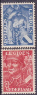 1942-Olanda (MNH=**) S.2v."Legione Olandese" - Unused Stamps