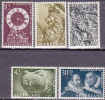 1962-Olanda (MNH=**) S.5v."Opere D'arte Da Musei Nazionali" - Neufs