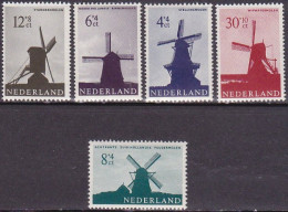 1963-Olanda (MNH=**) S.5v."Mulini A Vento" - Ungebraucht