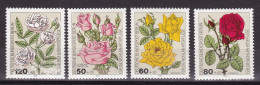 1982-Germania (MNH=**) S.4v."Fiori" - Neufs