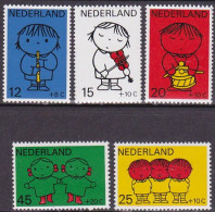 1969-Olanda (MNH=**) S.5v."Bambini" - Ungebraucht