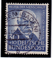 1953 GERMANIA Beneficenza 4 Emissione P.30 + 10 Usato - Gebraucht