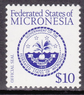 1985-Micronesia (MNH=**) S.1v."Emblema Ufficiale Della Federazione" - Micronésie