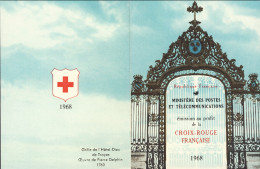 1968-Francia (MNH=**) Libretto 4s.8v."pro Croce Rossa,quadri Di Mignard"catalogo - Neufs